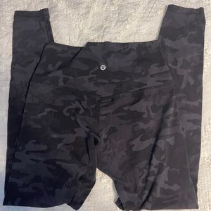 Lululemon Black Camo Align Leggings